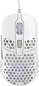 XTRFY M42 RGB, Ultra-light Gaming Mouse, Pixart 3389, Modular shell, White