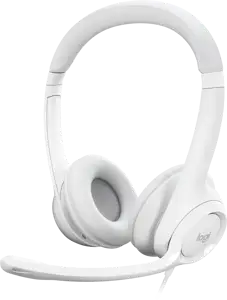 LOGITECH H390 Corded Headset - OFFWHITE - USB