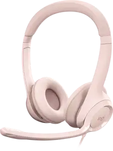 LOGITECH H390 Corded Headset - ROSE - USB