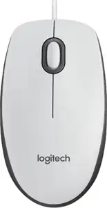 Logitech M100 žičani optički miš, bijela