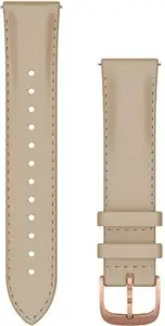 Zamjenski remen Garmin 20mm - Light Sand Leather (RoseGold kopča)