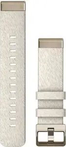 Zamjenski remen za Garmin fenix 7S -Cream Heathered Nylon (cream gold kopča)
