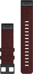 Zamjenski remen za Garmin fenix 6 - Heathered Red Nylon