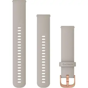 Zamjenski remen Garmin 20mm - Light Sand (RoseGold kopča)