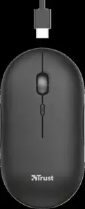 Trust bluetooth wireless mouse Puck for charging - black