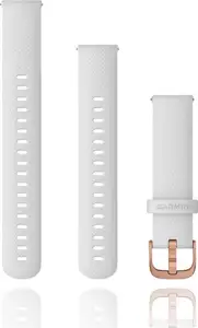 Zamjenski remen Garmin 18mm - White (RoseGold kopča)