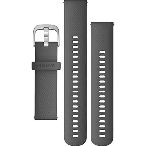 Zamjenski remen Garmin 22mm - Shadow Gray (srebrna kopča)
