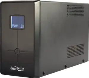 Gembird UPS with USB and LCD display, 2000 VA, black