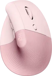 Miš LOGITECH Lift, optički, ergonomski, bežični, USB, rozi