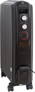 VonHaus oil radiator closed 2000W black 2500463