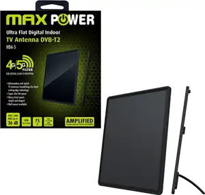 MAXPOWER ANTENA TV S POJAČALOM HDA-5 UHF+VHF 36db 5G filter
