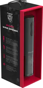 Bolsena, Electric wine opener with Prestigio Logo, aerator , vacuum preserver, Black color