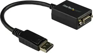 StarTech.com DisplayPort To VGA Video Adapter Converter - Active - 1080p - DP to VGA Converter (DP2VGA2) - display adapter - 27.94 cm