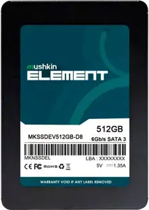SSD Mushkin Element M.2 512GB PCIe Gen3x4 NVME