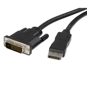 StarTech.com 6ft / 1.8m DisplayPort to DVI Cable - 1920x1200 - DVI Adapter Cable - Multi Monitor Solution for DP to DVI Setup (DP2DVIMM6) - DisplayPort cable - 1.8 m
