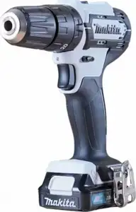Makita HP333DSAW cordless impact drill white / 1 battery + charger in case