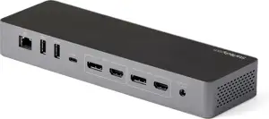 StarTech.com Thunderbolt 3 Dock with USB-C Host Compatibility, Dual 4K 60Hz DisplayPort 1.4 or Dual HDMI 2.0 Monitors, Single 8K, TB3/USB-C Laptop Docking Station, 96W PD, 5x USB, 10Gbps - 96W Power D