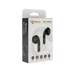 SBOX bluetooth earbuds slušalice s mikrofonom EB-TWS18 crne