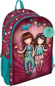 Ruksak školski 2 zipa Fireworks Gorjuss 1109GJ07