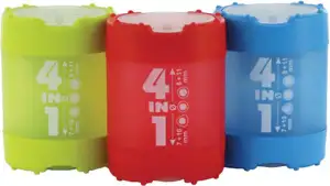 Šiljilo pvc s pvc kutijom 4rupe 4in1 K4 KUM.1028321 sortirano