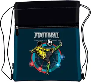 Vrećica za tjelesni Football Player Connect crno-plava petrolej!!