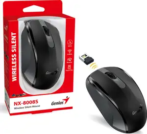 Genius NX-8008S, bežični miš, silent, crna