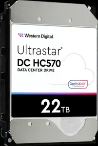 22TB WD Ultrastar DH HC570 7200 RPM 512MB