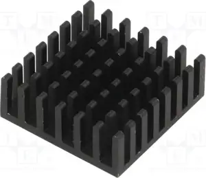 Hladilo 27x27x10mm, FISCHER, pogodno za Raspberry Pi 4