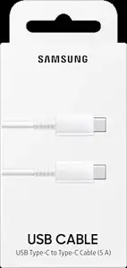 SAMSUNG DATA KABEL EP-DN975BWEGWW Type C-Type C 5A, 1m, Bijeli