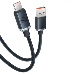 Kabel USB do USB-C Baseus Crystal Shine, 100W, 2m (crna)