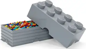 Lego Storage Brick 8 siva