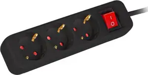 Lanberg 3 gniazda Schuko 1.5m