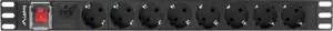 Lanberg PDU 2.0m power strip with 8 French sockets