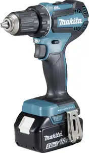 Makita DDF485RTJ Akku-Bohrschrauber 18 V, 2x 5.0 Ah Akkus, LadegerĂ¤t, MAKPAC