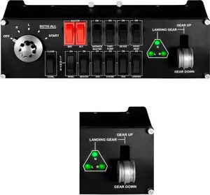 Logitech G Saitek Pro Flight Switch Panel Professionelle Simulations-Schalttafel