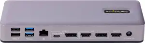 StarTech.com USB-C Docking Station - Multi Monitor HDMI/DP/DP Alt Mode USB-C Dock - 3x 4K30 / 2x 4K60 - 7-Port USB Hub - 60W Power Delivery - GbE - 3.5mm Audio - Works With Chromebook certified - dock