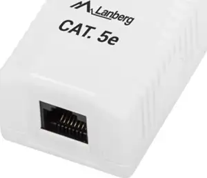 Lanberg 1xRJ45 surface-mounted socket