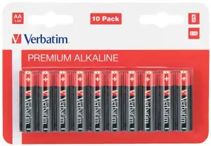 Verbatim Alkaline Power AA - 10 pcs