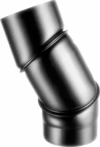 Koljeno dimovodno čelično 120mm okretno