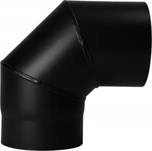 Koljeno dimovodno čelično 150mm/90o