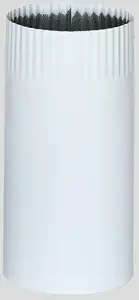 Cijev dimovodna emajlirana 120/250mm bijela