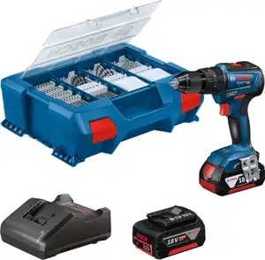 Bosch Professional GSB 18V-55 inkl. 2x 4.0Ah Akkus, LadegerĂ¤t