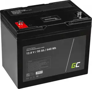 Green Cell LiFePO4 12V 12.8V 50Ah