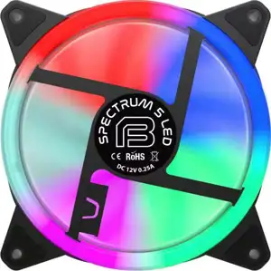 BIT FORCE 5 LED PC ventilator SPECTRUM CF šareni