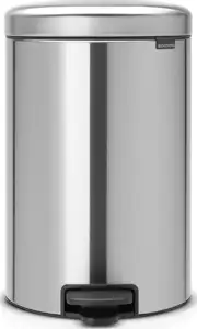 Brabantia waste bin 20L matt metal