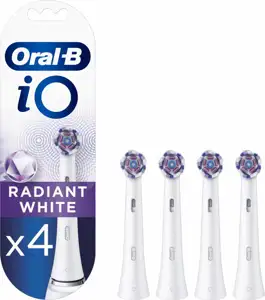 Oral B iO Radiant White zamjenske glave za električnu četkicu za zube, 4 kom.