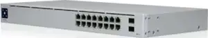 USW-16-PoE 16 RJ45 ports with 2 SFP ports