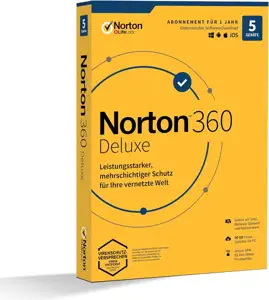 Norton 360 Deluxe - box pack (1 year) - 5 devices, 50 GB online storage