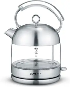 Severin WK3459 kettle glass / brushed stainless steel