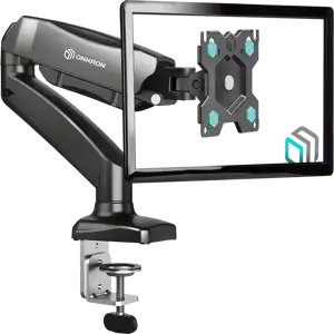 ONKRON Monitor Desk Mount for 13 to 32-Inch LCD LED OLED Screens up to 8 kg, Black